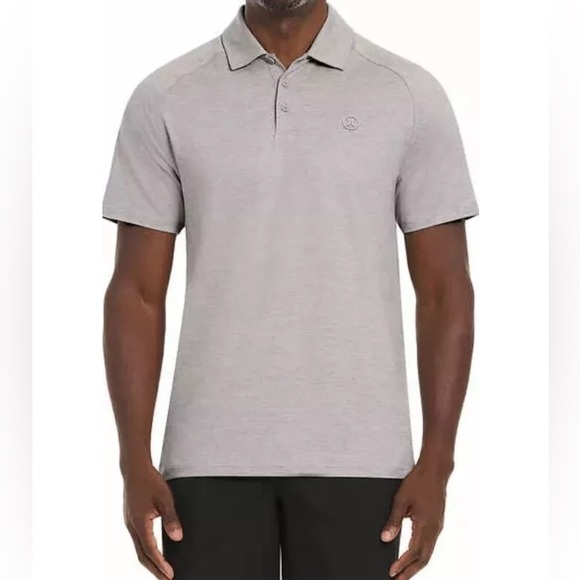 Hurley Men's Performance Stretch Moisture Wicking Large Gray, Polo Shirt - Picture 1 of 6
